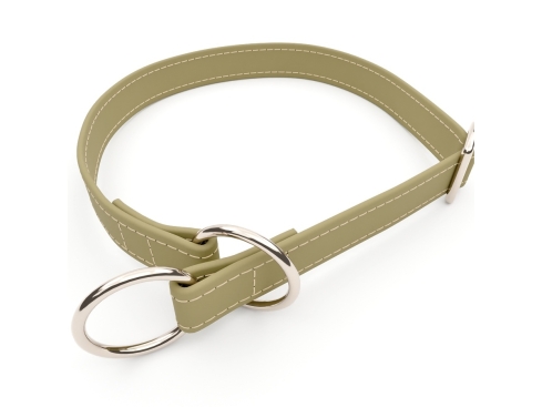 captns Biothane Zugstopp Halsband Dune 19 mm breit