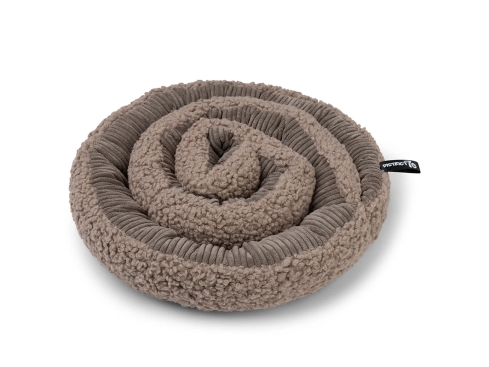 District 70 Hunde-Schnüffelteppich Swirl taupe