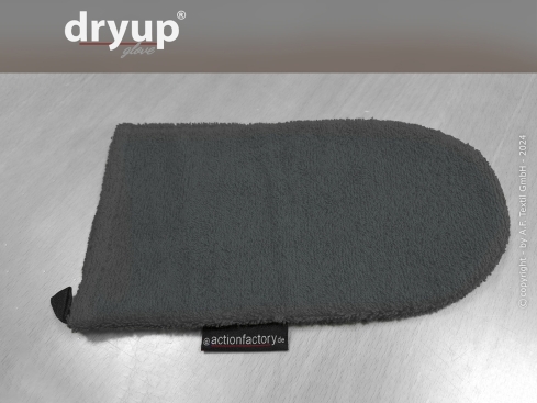Dryup Glove Frotteehandschuh für Hunde anthrazit
