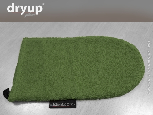 Dryup Boo Glove Frotteehandschuh für Hunde avocado