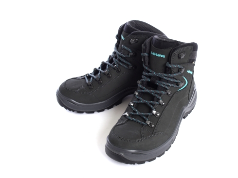 Lowa Renegade EVO GTX® MID Damenschuh asphalt/türkis