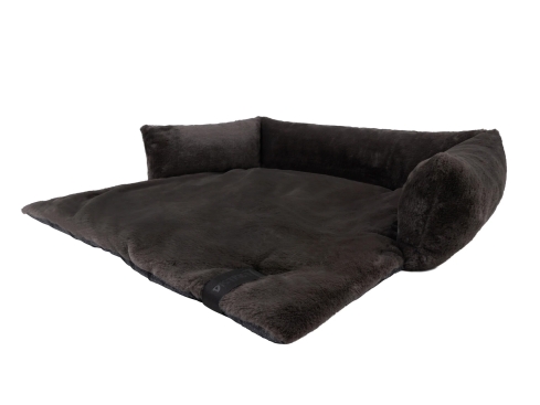 District 70 Nuzzle Schlafsofa für Hunde dunkelgrau