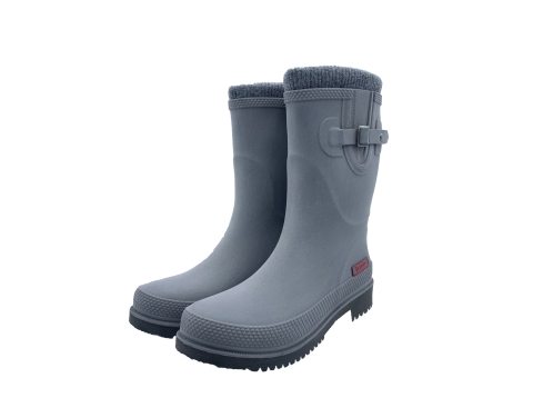 Gummistiefel Lotte Winter grau/schwarz