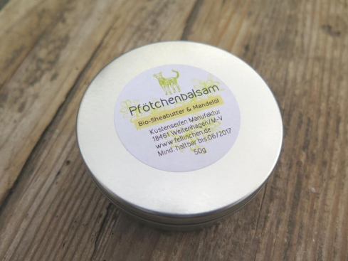 Küstenseifen Pfötchenbalsam Bio-Sheabutter Mandelöl