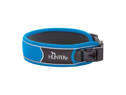 Hunter Divo Hundehalsband hellblau/grau XL