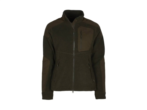 Pinewood 5062 Set Biancheria Intima In Micropile Verde - 2° Strato Termico Morbido Con Passanti Per Pollice E Zip