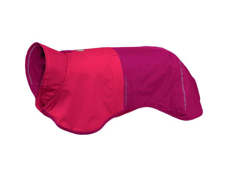 Ruffwear Sun Shower™ Regenmantel für Hunde Hibiscus Pink 1