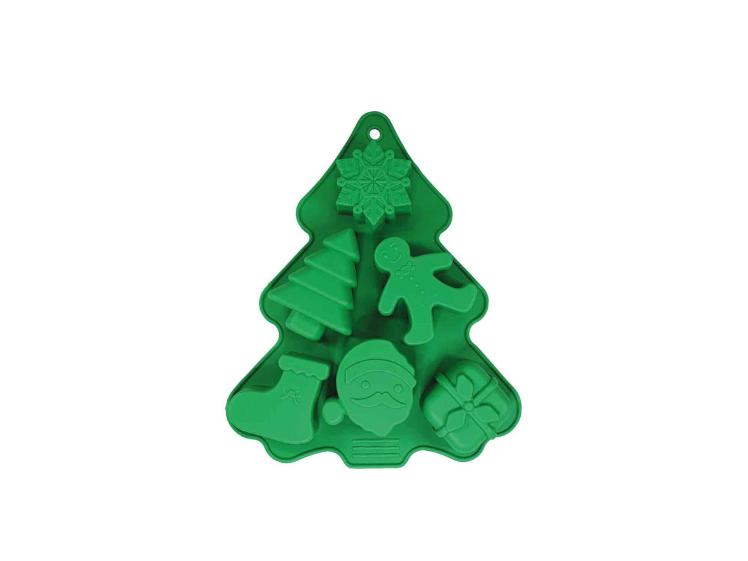 Silikon Backmatte Weihnachtsbaum für Hundekekse 1