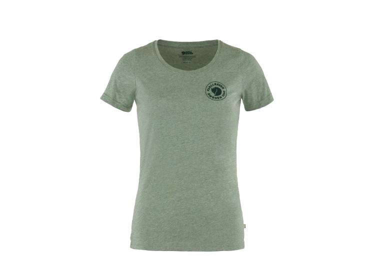 Fjällräven 1960 Logo Damen T-Shirt Patina Green-Melange 1