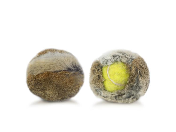Firedog Kaninchenfellüberzug für Tennisball 1