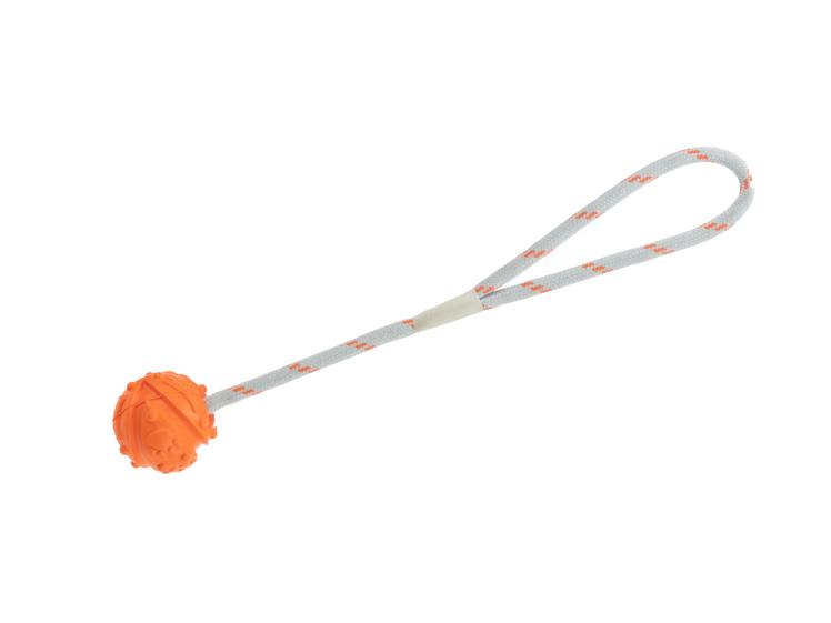 Aqua Toy Naturgummi-Ball am Seil, schwimmfähig 4,5 cm 1