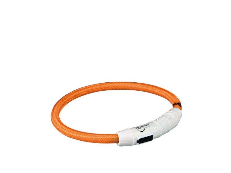 Leuchthalsband USB Flash orange 1