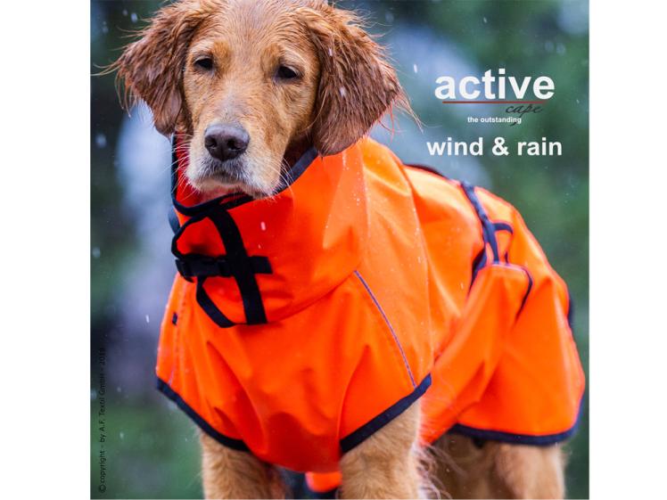 Active Cape Wind & Rain MINI orange 1