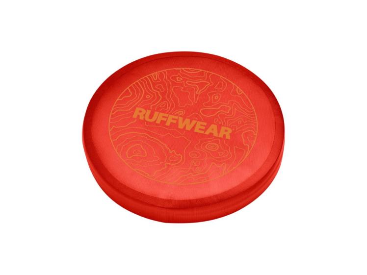 Ruffwear Camp Flyer Hunde-Frisbeescheibe Red Sumac 1