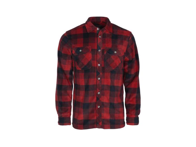 Pinewood Finnveden Canada Holzfäller-Fleecehemd Red/Black 1