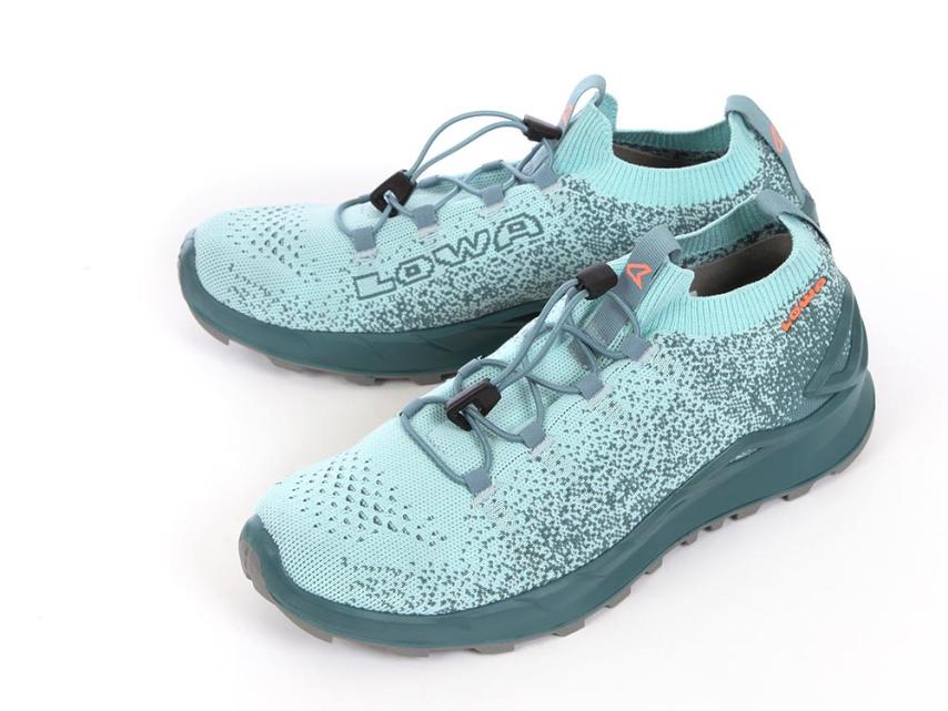 Lowa Fusion Lo Damen Textilschuh arktis/melone 3,5 (36,5) 1