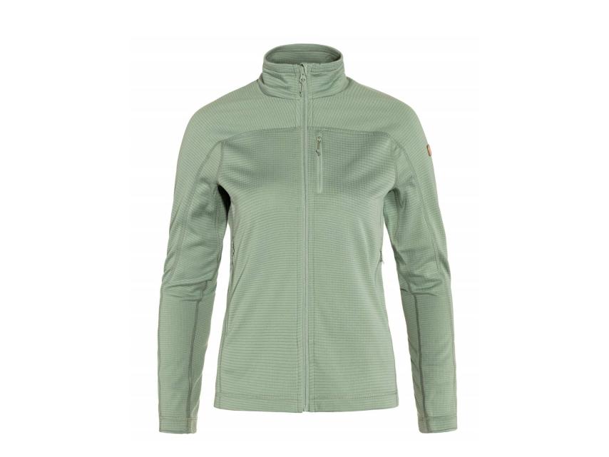 Fjällräven Abisko Lite Damen Fleecejacke misty green 1