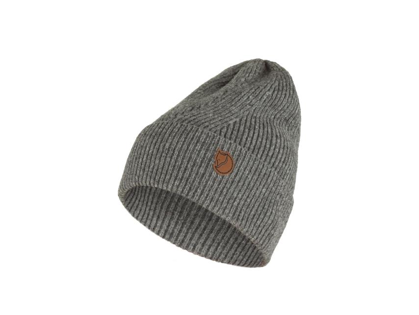 Fjällräven Directional Rib Beanie grey 1