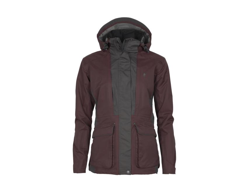 Pinewood® Dog Sports 2.0 Damen Jacke Earth Plum/Dark Anthrazit -S- 1