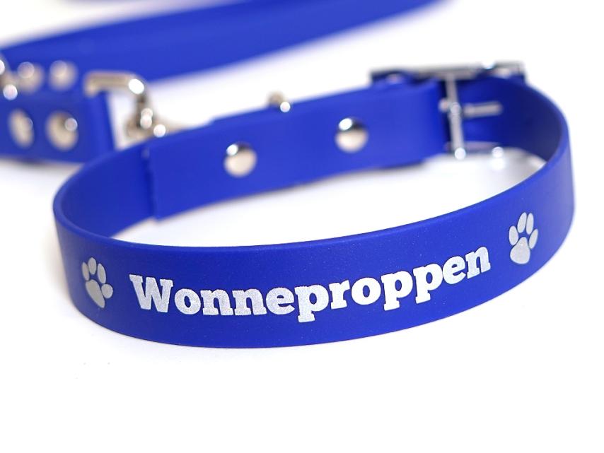 Beschriftung für Biothane Halsband Skyan 25mm 1