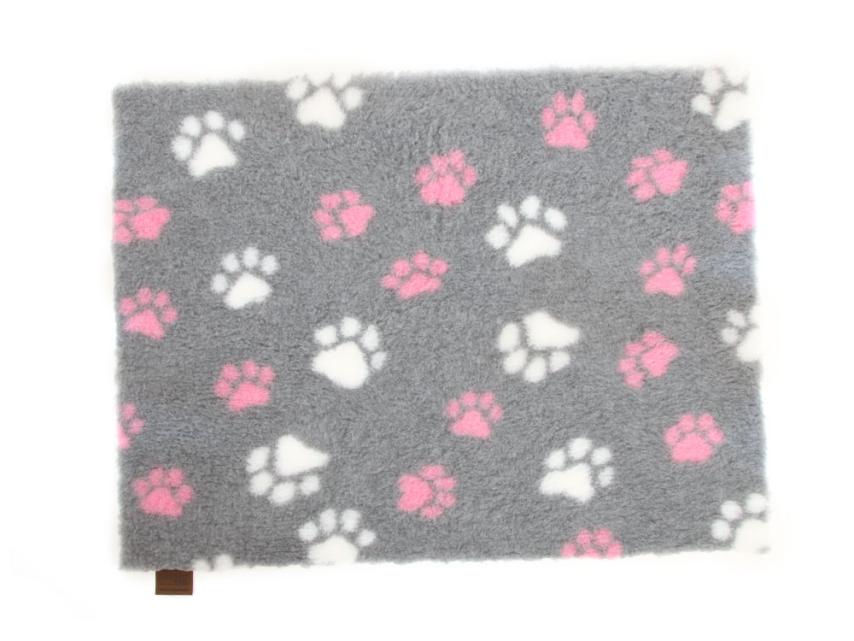 B-Ware Original Vetbed Isobed SL grau mit rosa Pfoten 1