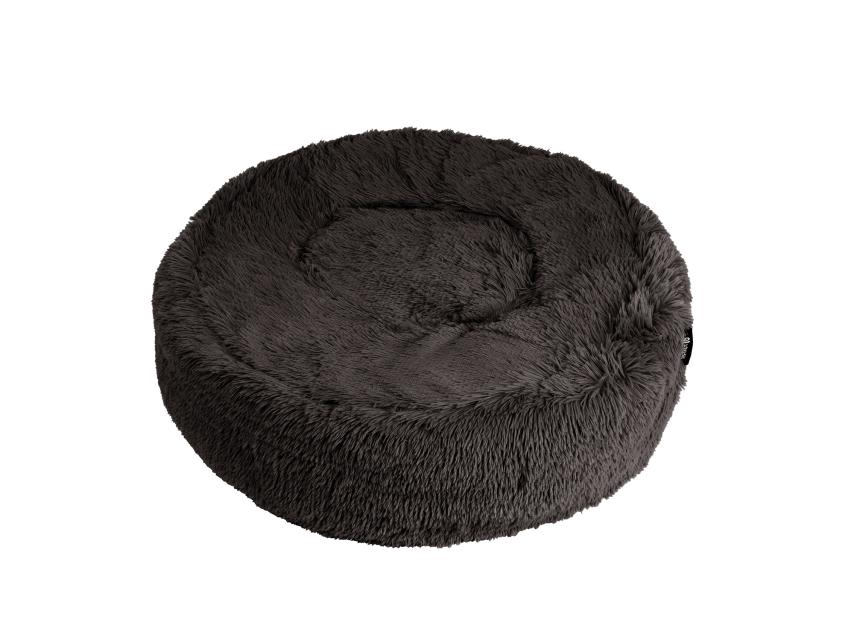 District 70 FUZZ 2.0 Donut abziehbares Hundebett dark grey M (60 cm) 1
