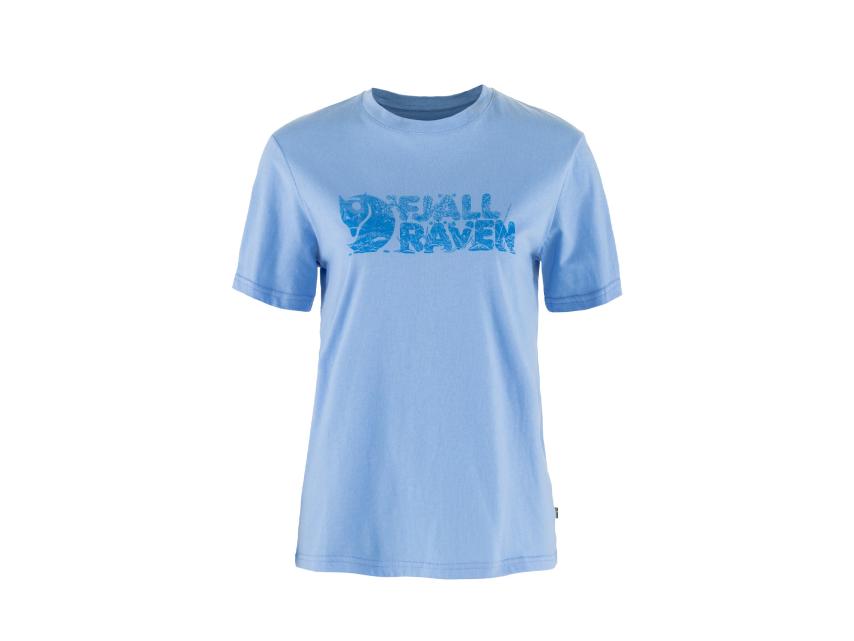 Fjällräven Lush Logo T-Shirt für Damen Ultramarine 1