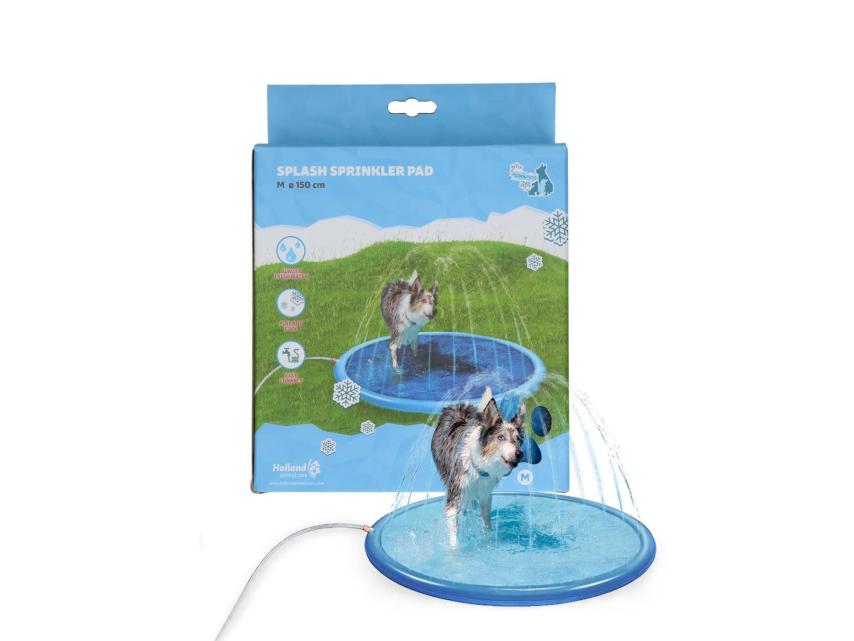 CoolPets Splash Sprinkler Pad für Hunde 150 cm 1