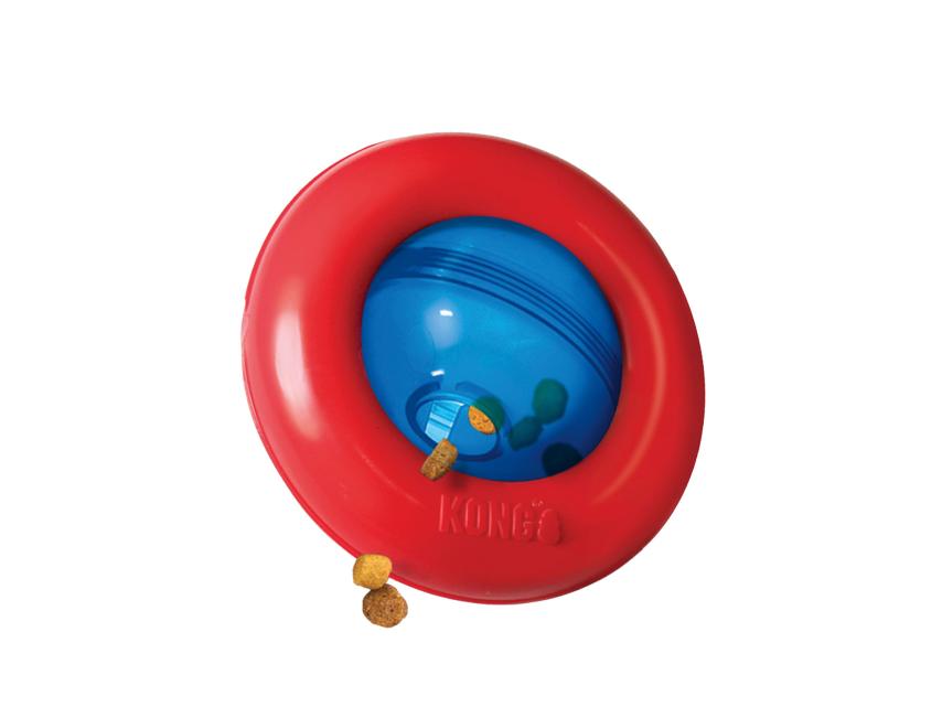 Kong Gyro Leckerlieball Hundespielzeug 17 cm 1