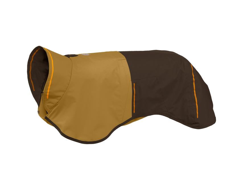 Ruffwear Sun Shower™ Regenmantel für Hunde Earth Brown M 1