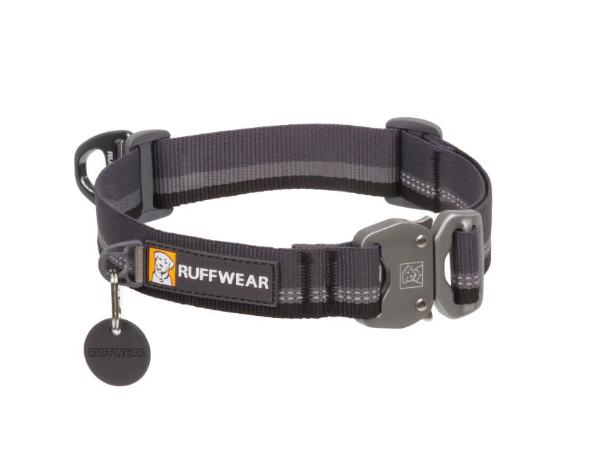 Ruffwear Top Rope™ 2.0 Hundehalsband mit Metalllverschluss Basalt Gray 36 - 51 cm 1