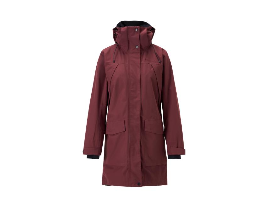 Pinewood Damen Regenparka earth plum 1