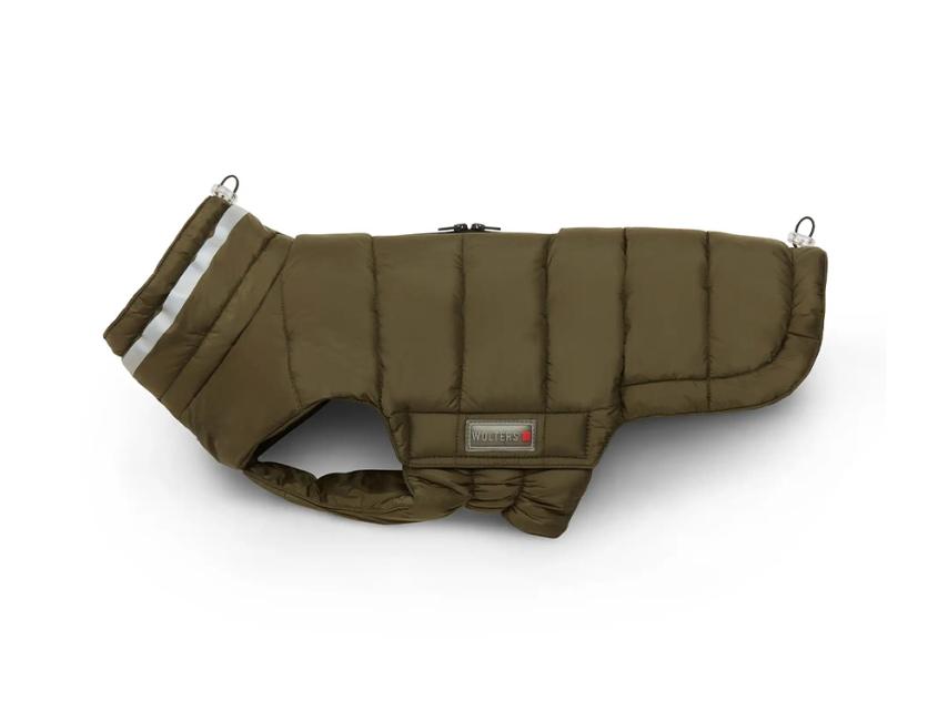 Wolters Steppjacke Cosy für Dackel warmer Hundemantel olive 48 cm 1