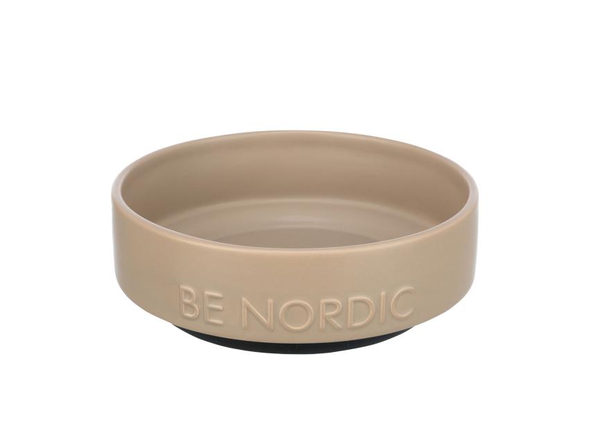 BE NORDIC Keramiknapf für Hunde taupe 1