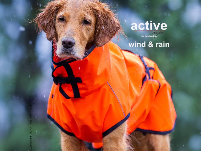 Active Cape Wind & Rain MINI orange 30 cm 1
