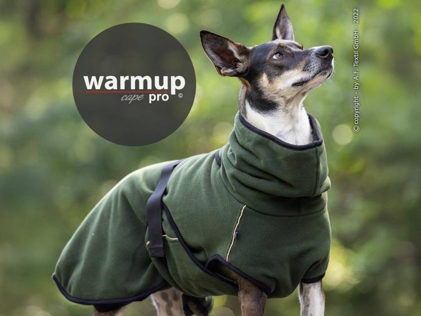 Warmup Cape Pro Hundemantel & Bademantel pine green XXL / 77cm 1