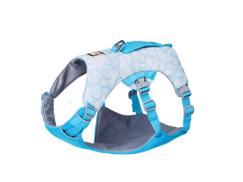 Ruffwear Swamp Cooler kühlendes Hundegeschirr Biolumin Blue L/XL 1