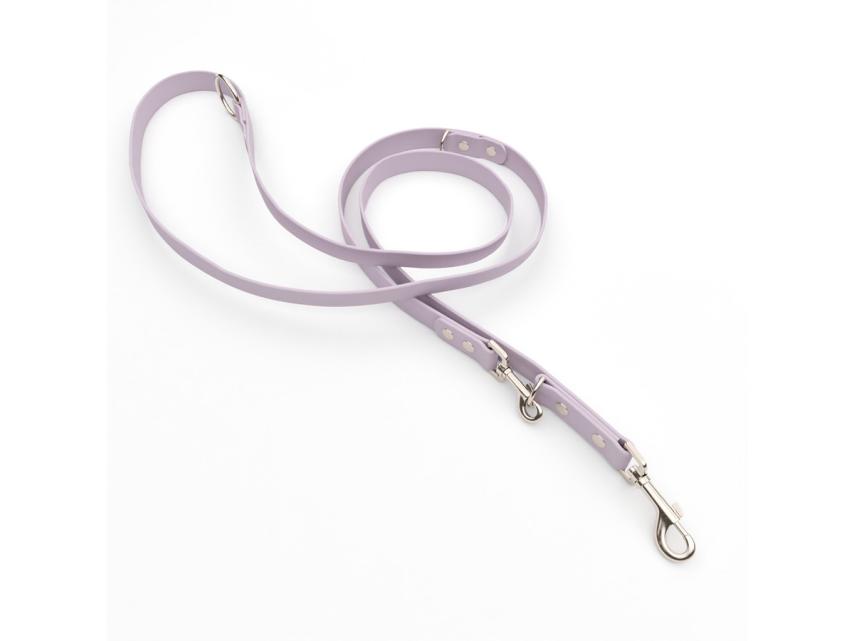 Captain’s Biothane verstellbare Hundeleine Fundstück Altrose 9mm/200cm Chrom-Nickel Nieten 1