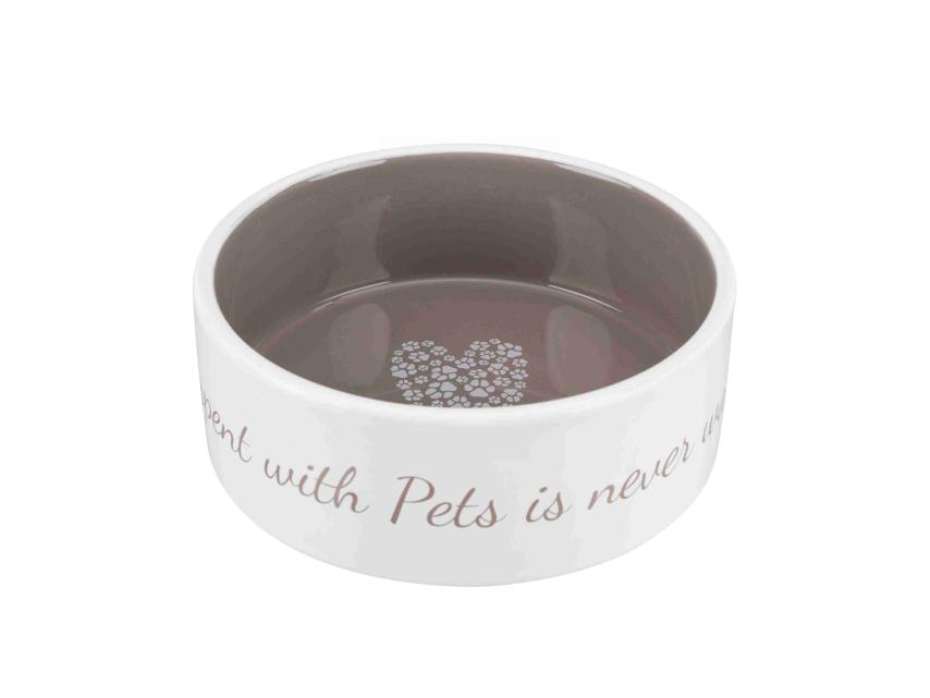 Keramik Hundenapf Pet's Home creme/taupe 1