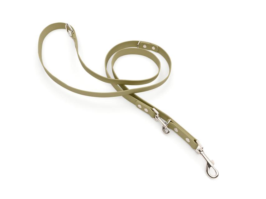 Captain’s Biothane verstellbare Hundeleine Fundstück Dune 16mm/250cm Chrom-Nickel Schrauben 1
