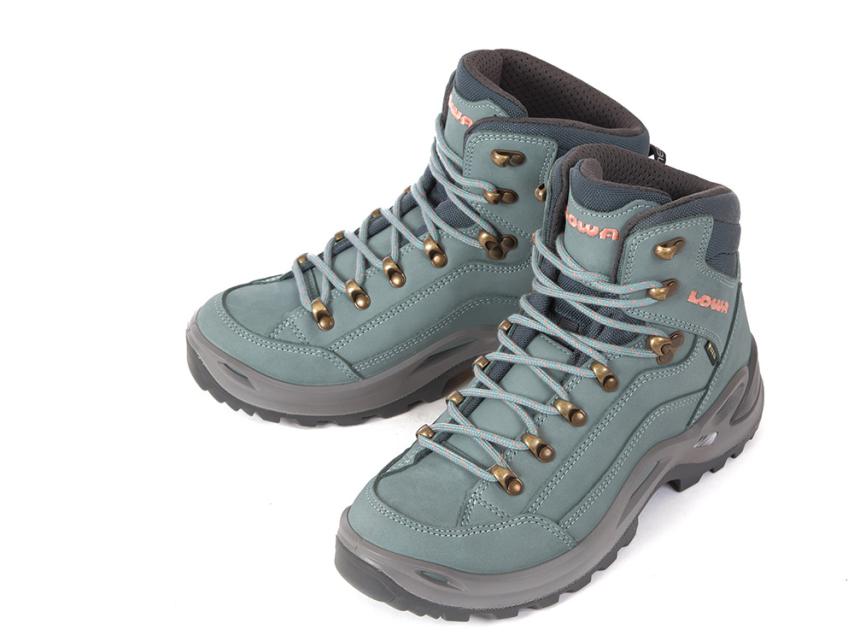 B-Ware Lowa Renegade GTX® MID Damenschuhe eisblau/lachs 6 (39,5) 1