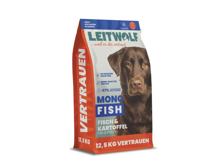 Leitwolf Mono Fish Adult Hundefutter Fisch & Kartoffel 1