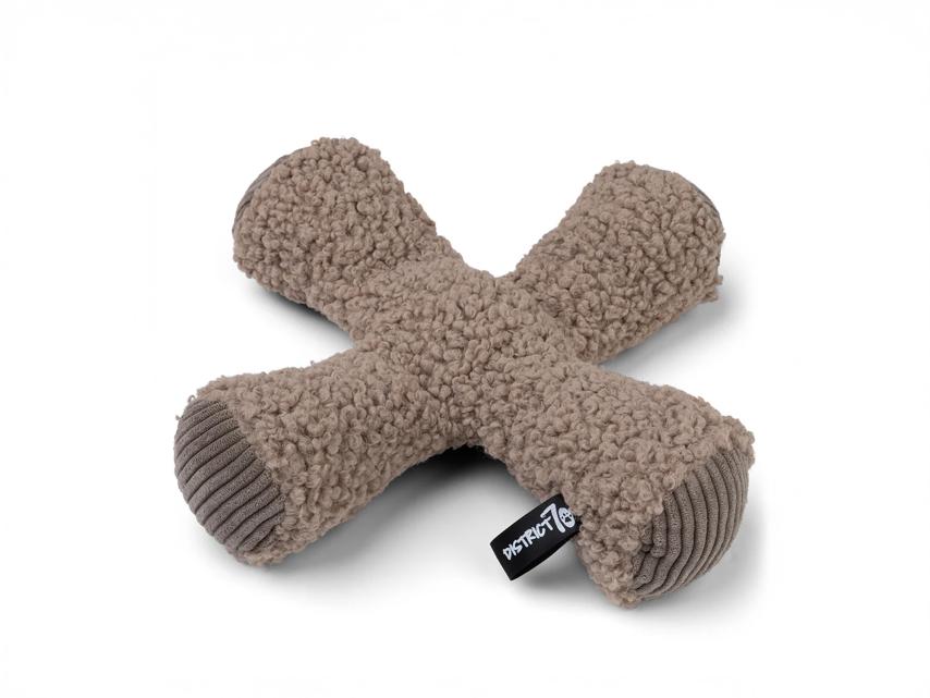 District 70 Hunde-Plüschspielzeug Ziggy taupe 1