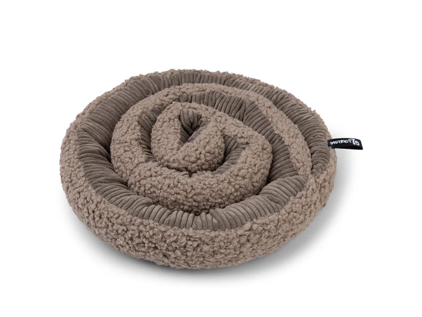 District 70 Hunde-Schnüffelteppich Swirl taupe 1