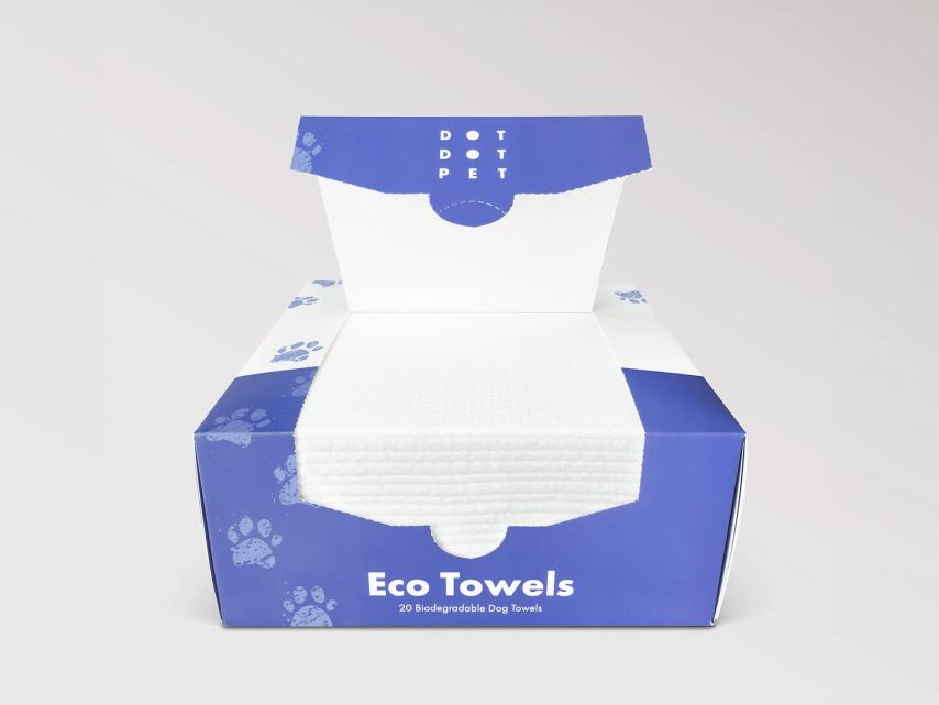 DotDotPet Öko Einweg-Hundehandtücher 1