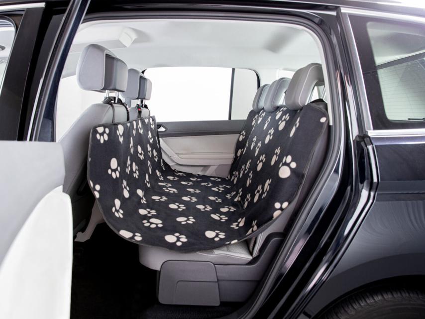 Auto-Schondecke für die Rückbank mit Pfötchen 1