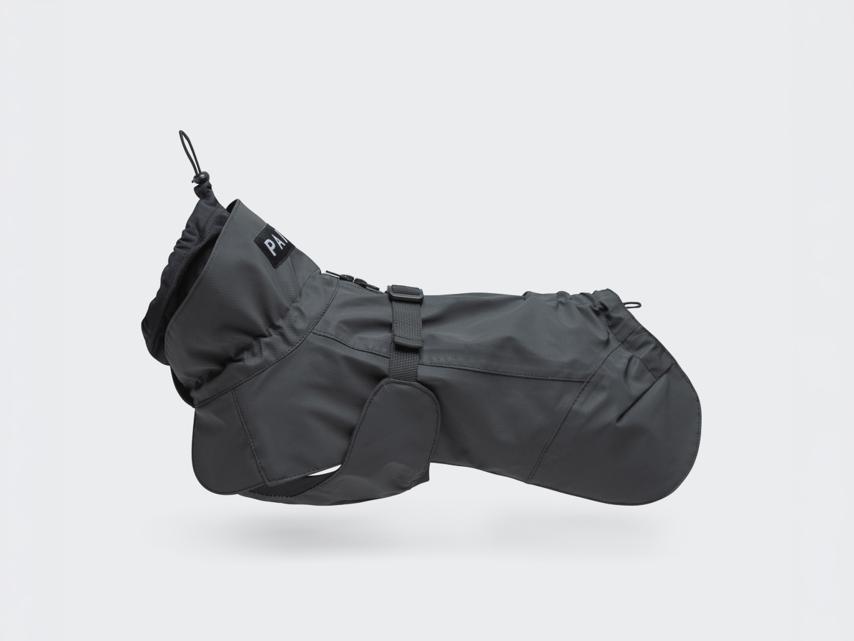 Paikka Visibility reflektierender Hunde-Regenmantel Seawool™ dark 1
