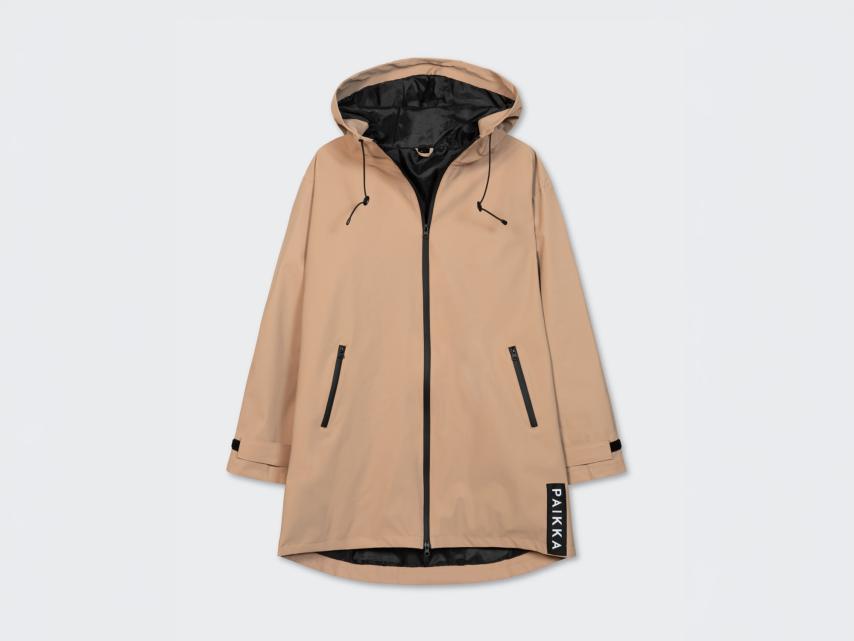 Paikka Visibility Damen Regenmantel taupe 1