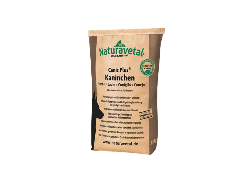 Naturavetal Canis Plus Hundefutter Kaninchen & Buchweizen 15 kg 1