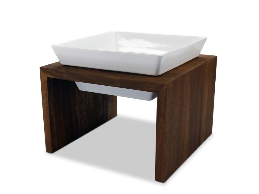 Futterstation Meshidai True Einzelnapf dunkelbraun L 1